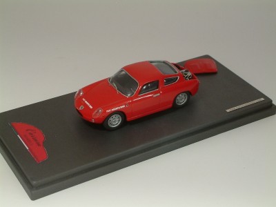 Fiat Abarth 1000 bialbero 1961 stradale rosso con motore - Standard Built 1:43 